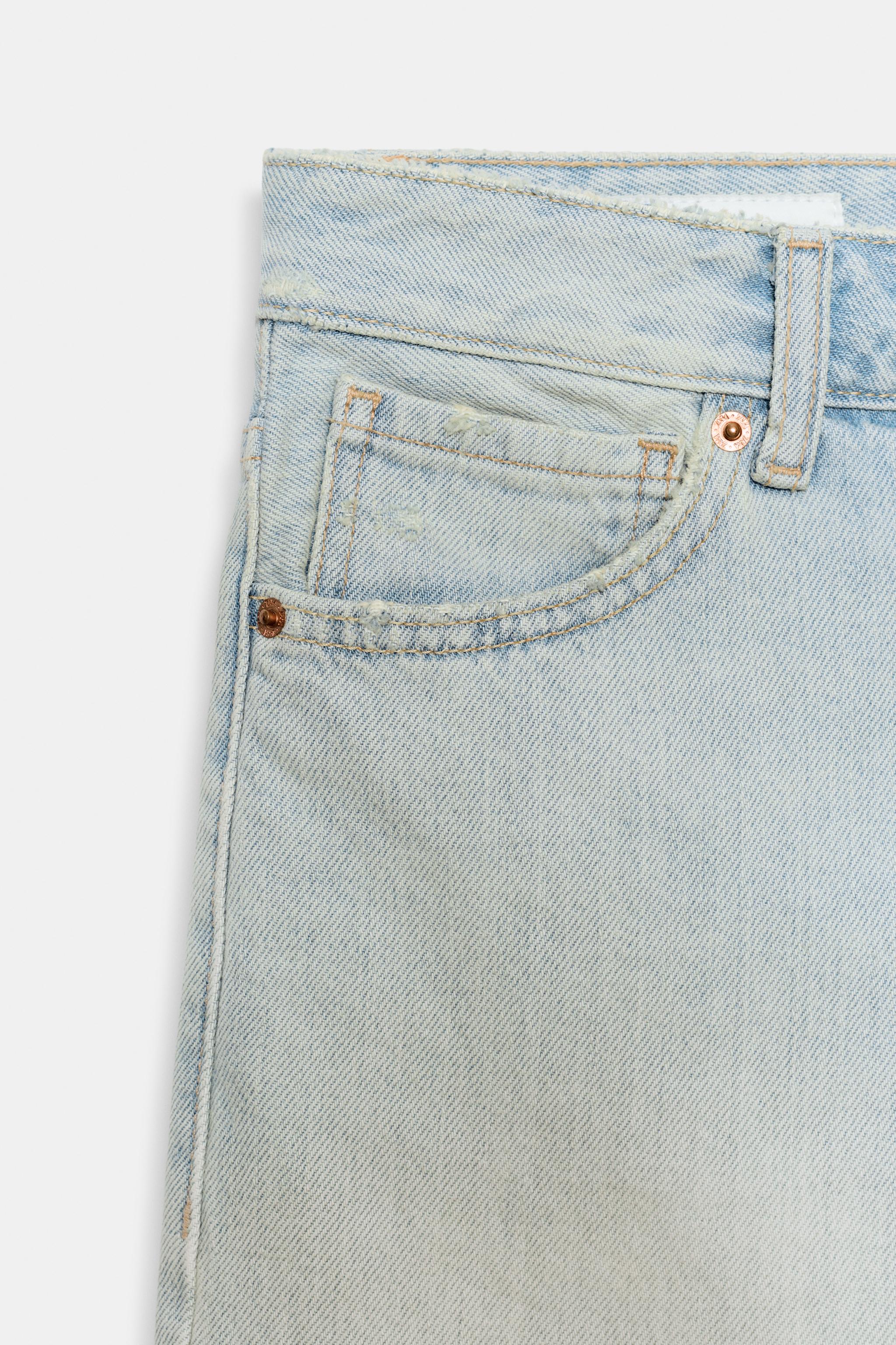 TRF MID RISE DENIM SHORTS